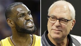 LeBron James,Phil Jackson（圖／美聯社／達志影像）