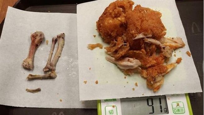 真相／麥當勞雞翅肉最少？實測結果…
