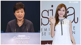 朴槿惠,潔西卡,合成圖／美聯社、資料照