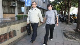 林益世,貪汙,彭愛佳,出庭,境管
圖／中央社