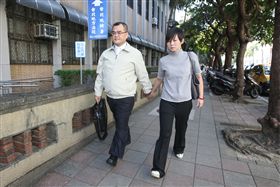 林益世,貪汙,彭愛佳,出庭,境管
圖／中央社