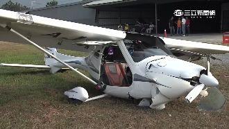 輕航機遇亂流墜落　教練學員受傷送醫