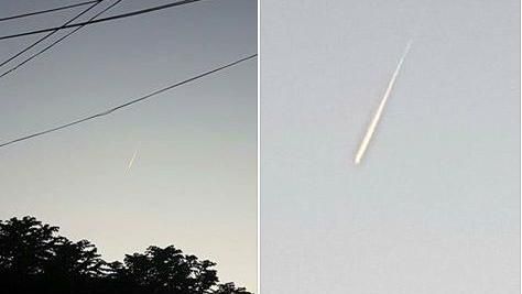 有流星？北台灣網友驚見「長尾巴」