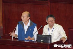 台北市議會總質詢,台北農產運銷公司總經理韓國瑜　圖／記者林敬旻攝