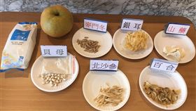 防空污抗過敏 中醫食療有一套
近日空污嚴重，中醫師劉學融提醒民眾，除外出戴口罩
、避免長時間戶外活動外，在家也可運用一些食療來達
到清肺、潤肺、養肺的功效。（富原中醫診所提供）
中央社記者廖壬楷傳真 105年11月19日
