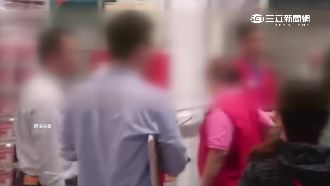 制止男1卡帶8人　員工遭掌摑影片曝