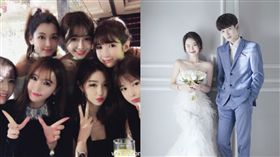 林珊珊婚禮網紅撞臉（合成圖／翻攝自微博）