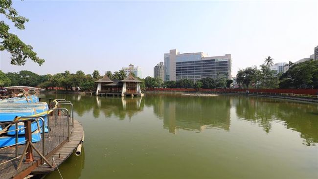 百年來首次！台中公園日月湖進行清淤