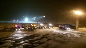 國泰,Novosibirsk International Airport,新西伯利亞,班機,火警,托爾馬喬沃國際機場
圖／翻攝自UAE Business News Twitter