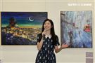 張景嵐「不可方物」創作聯展。（記者邱榮吉/攝影）