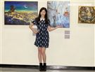 張景嵐「不可方物」創作聯展。（記者邱榮吉/攝影）