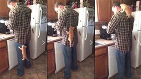 小橘貓成功攻頂。（圖／翻攝自臉書）