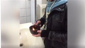 林靜怡助理灑符水(圖/翻攝畫面)