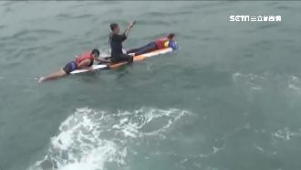 4師生划立槳虛脫　體力不支受困海上