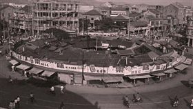 1963年間建成圓環一景。（台北市市場處提供）（圖／中央社）16:9
