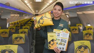 蛋黃哥飛上天　長榮蛋黃哥彩繪機來囉