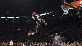 Zach LaVine,NBA,灌籃　圖／美聯社／達志影像
