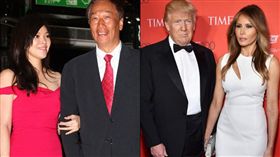 川普、郭台銘　圖／翻攝自《每日郵報》