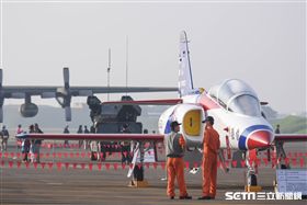 台中清泉崗空軍基地26日對外公開營區參觀　圖／記者林敬旻攝