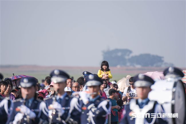 台中清泉崗空軍基地26日對外公開營區參觀　圖／記者林敬旻攝