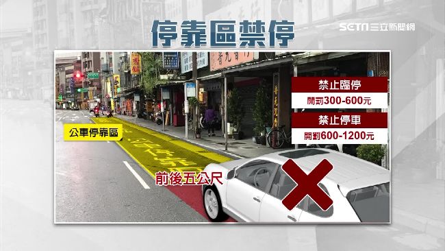 無視公車停靠區禁令　民眾常危險照停