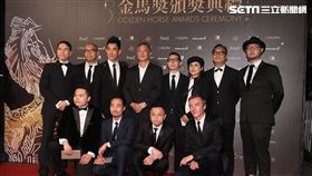 金馬,金馬53,金馬獎,紅毯,星光,任賢齊,樹大招風劇組（圖／記者邱榮吉攝）