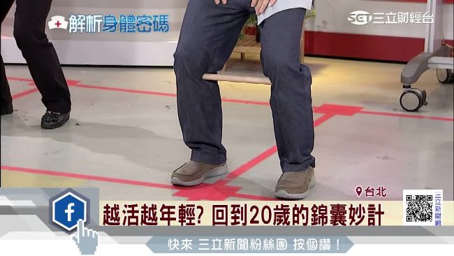 越活越年輕？專家公開回到20歲秘技