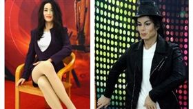 中國大陸，遼寧省瀋陽市，山寨明星蠟像館（圖／翻攝自香港文匯網微博）