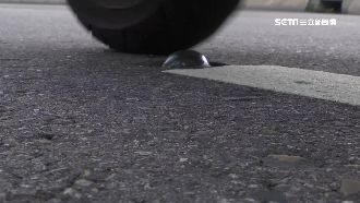 貓眼凸起易打滑　「成型標線」來取代