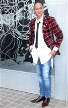 亞洲男神何潤東詮釋健美體態，親手打造男女舒壓會館當老闆，同時也在拍新戲。（記者邱榮吉/攝影）