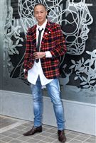 亞洲男神何潤東詮釋健美體態，親手打造男女舒壓會館當老闆，同時也在拍新戲。（記者邱榮吉/攝影）