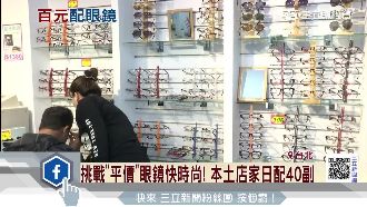 挑戰平價快時尚！本土店家推百元眼鏡