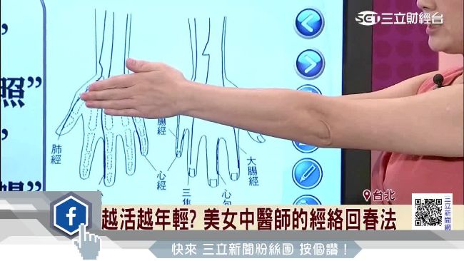 經絡回春法！每天拉拉手20次顧五臟