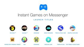 FB推「Instant Games」。(圖/翻攝自Facebook)
