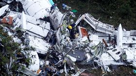 哥倫比亞,墜機,巴西,足球隊.Chapecoense。圖／路透社