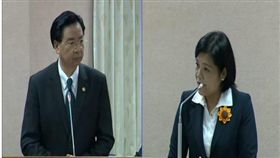 吳釗燮,張麗善／翻攝自立法院IVOD