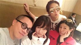 陳喬恩,彭浩翔,陳妍希,楊千嬅（圖／翻攝自彭浩翔微博）