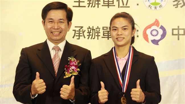 體育國光獎章頒獎　許淑淨獎金大豐收