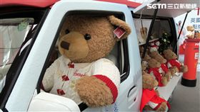 英國百年品牌Harrods年度熊：休伊,耶誕節。（圖／記者簡佑庭攝）