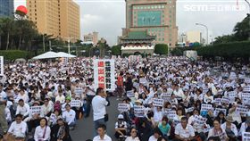 反同凱道抗議　記者吳宜蓁攝