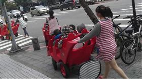 6人座巨型推車趴趴走　民眾：超可愛