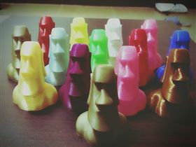 摩艾像,禮物,老公,PTT,老婆,復活島,甜蜜,3D列印 圖／翻攝自PTT