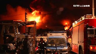 大火燒5小時！29鐵皮工廠付之一炬