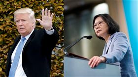 川普
美聯社/達志影像 

蔡英文 
臉書