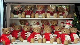 英國百年品牌Harrods年度熊：休伊,耶誕節。（圖／記者簡佑庭攝）