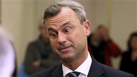 奧地利總統大選，自由黨候選人霍弗。（圖／美聯社／達志影像）
