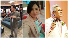 江柏樂,鄭嘉琳,蔡上機（合成圖／翻攝自江柏樂、鄭嘉琳、蔡上機臉書）