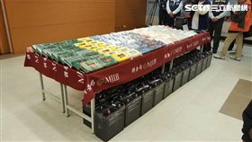 史上最大宗毒品案，調查局破獲第一級毒品古柯鹼。調查局提供