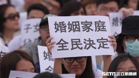 同性婚姻,婚姻平權,同志,挺同,跨性別,同性戀　圖／記者林敬旻攝