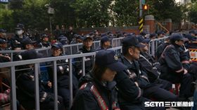 勞基法,一例一休,立法院周邊警力,警察　圖／記者林敬旻攝